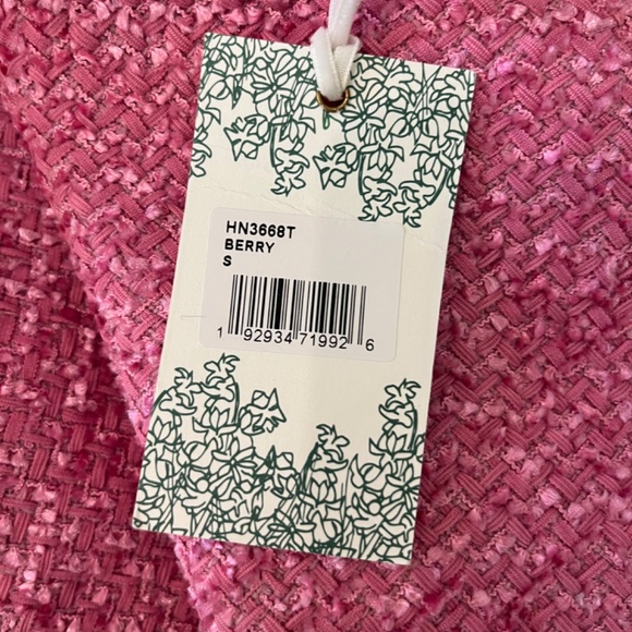 Hyacinth House top, pink tweed, size small - Picture 5 of 5